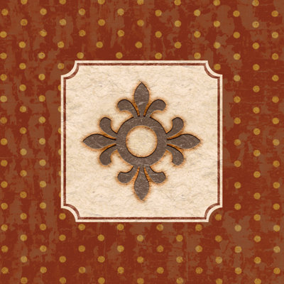 Polka Dot Tile - Wrapped Canvas Painting