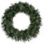 30" Brighton Pine Artificial Wreath with 175 PE/PVC Tips.