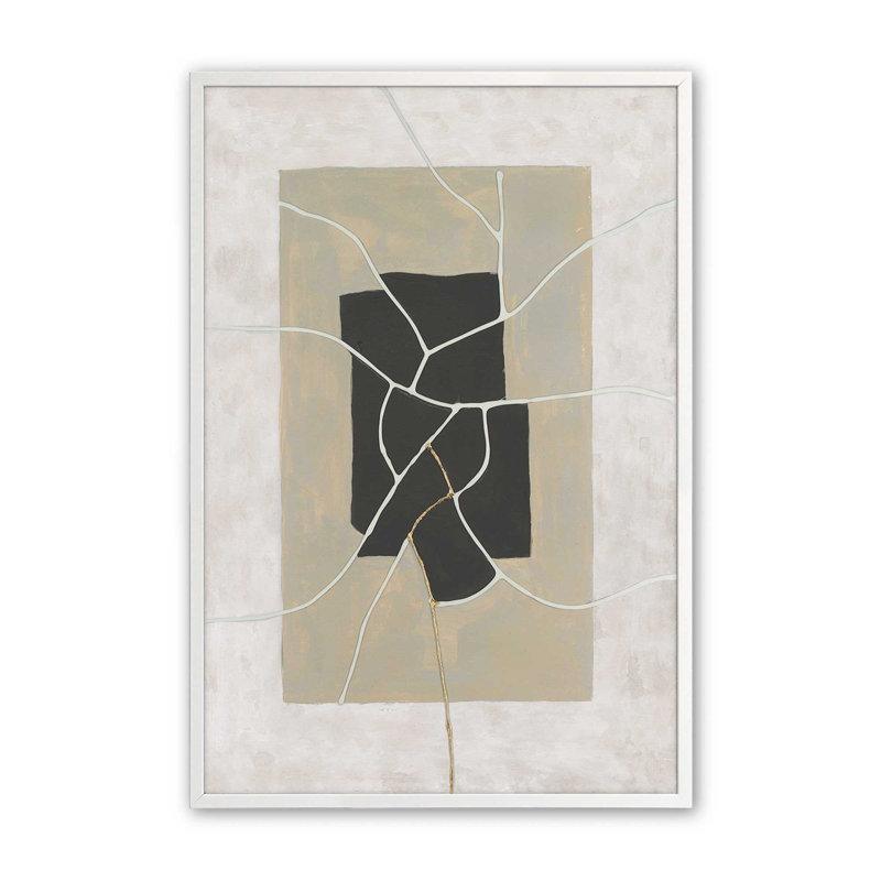 «Transit Plan IV» par Michael Willett, reproduction d'art, H 18 po x l 12 po, Impression sur cadre ouvert sans papier mat