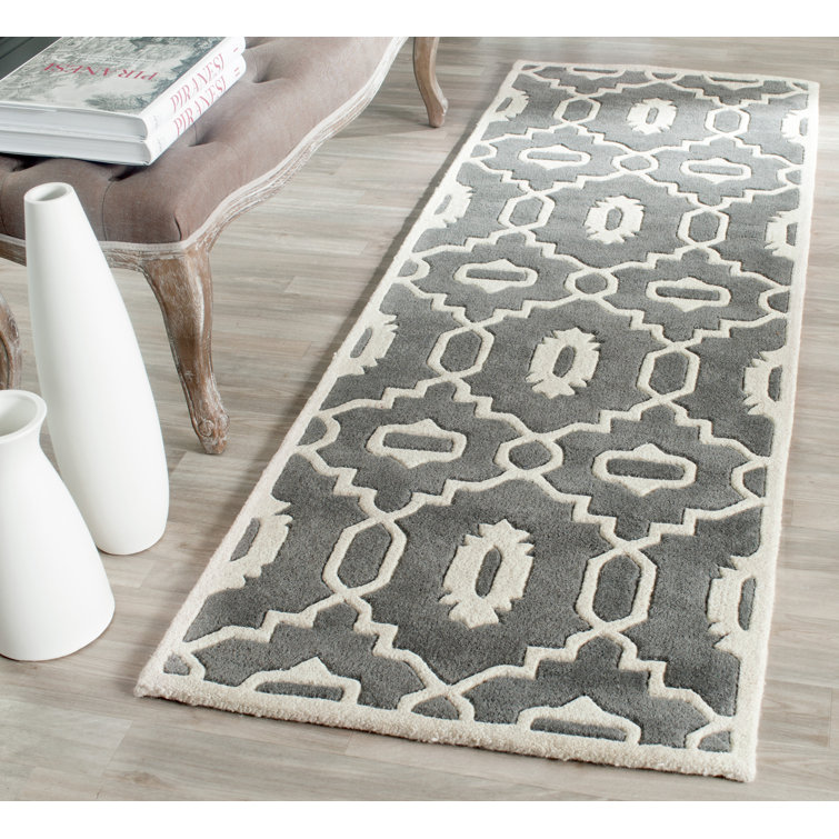 Carolene Hand Tufted Wool Geometric Rug