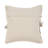 Ivory/Gray Bohemian Striped Cotton Throw Pillow