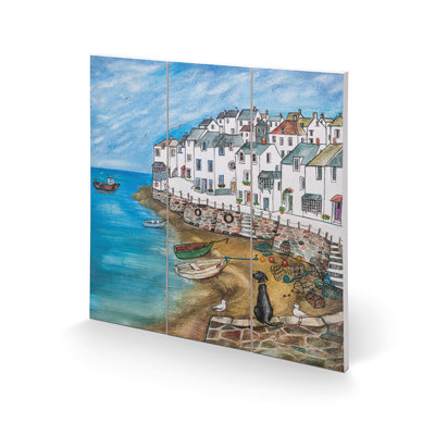 Harbour Hound by Joe Ramm - No Frame Painting on Wood