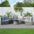 Sidwell 6 - Person Patio Conversation Sets with Cushions-92465696-22711297