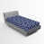 Bleu marine / motif floral blanc est en rupture de stock