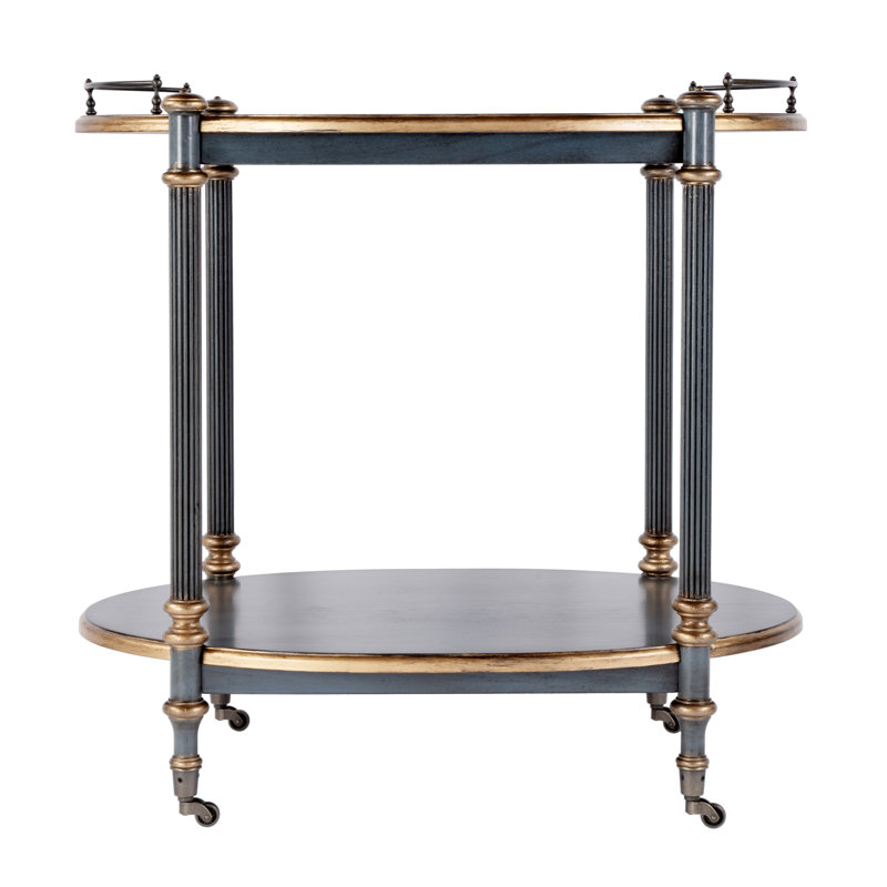 Keating Serving Cart, Blue