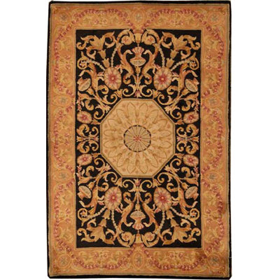 Savonnerie Wool Oriental Indoor Rug