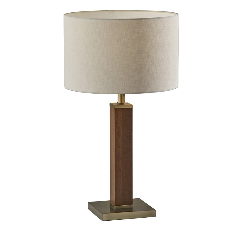 Lampe de table 28 po Medeiros, Brun, Beige