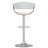 Sheldon Adjustable Swivel Upholstered Mid-Century Modern Bar Stool with Chrome Base-359168173