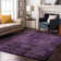 Premium Machine Washable Cerrito AMF559 Purple Rug