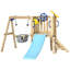 Ensemble de jeu d'extérieur en bois 3 en 1 avec balançoire pour bébé Scout