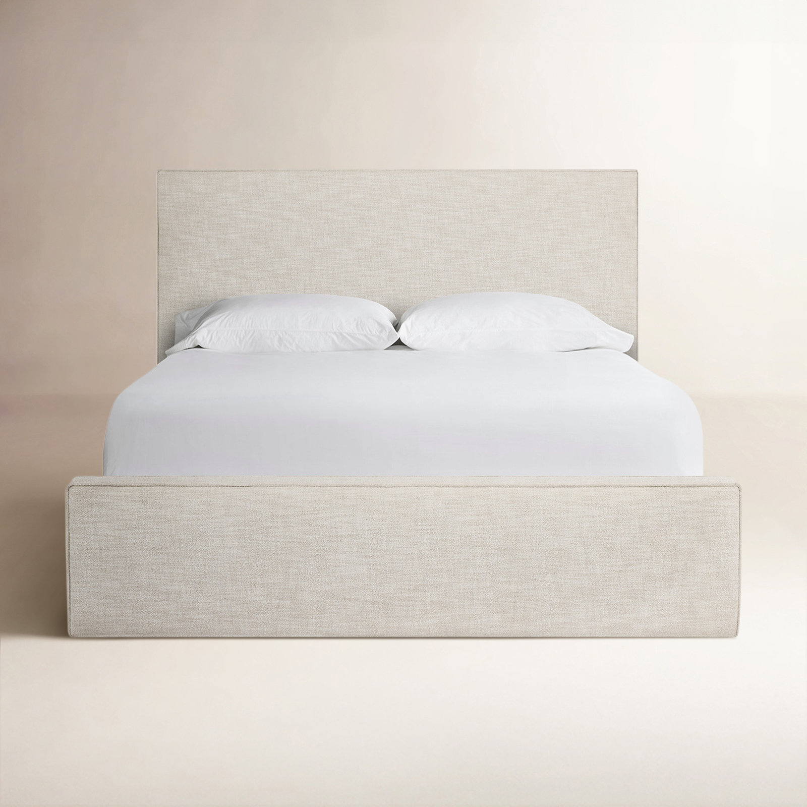 Queensland Upholstered Oak Bed, King