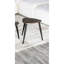 2 tables gigognes contemporaines en métal et en bois massif de 2,5 po de hauteur, l 15,5 po de hauteur, éclat naturel ou noir, teinté
