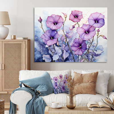 " Purple Morning Glory Graceful IV "
