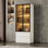 Étagère de salle à manger avec armoire en porcelaine de 62,9 po Crafton