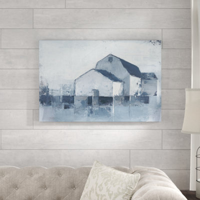 «Indigo Barns II», peinture sur toile