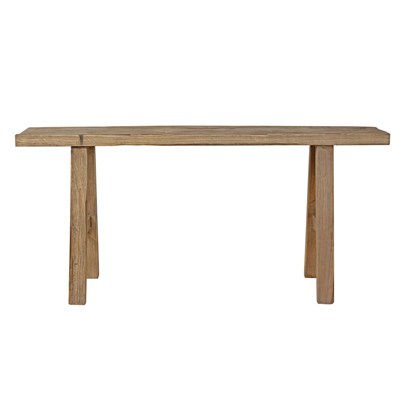 Solid Wood Bench, 20" H x 43" W x 10" D