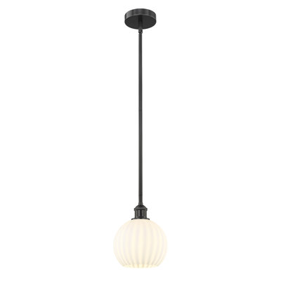 Edison Venetian 1 Light Stem Hung Pendant-616-G1217