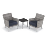 Argento and Travira Outdoor 3 - Piece Conversation Set
