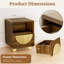 Ensemble de 2 tables de chevet Mid-Century-381720876-376898462