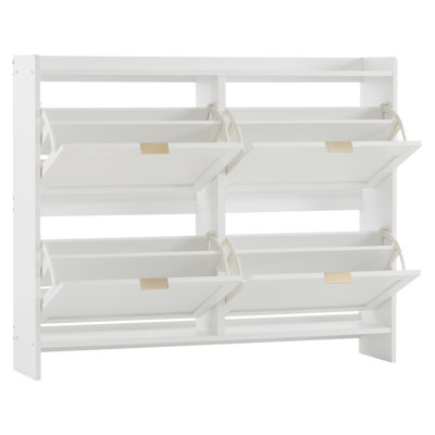 16 Pair Flip Down Shoe Storage