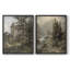 «Vintage Landscape XXXV», impression giclée sur cadre - ensemble de 2-883630548-883630549