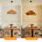 19.68” Hemp Rope Pendant Light