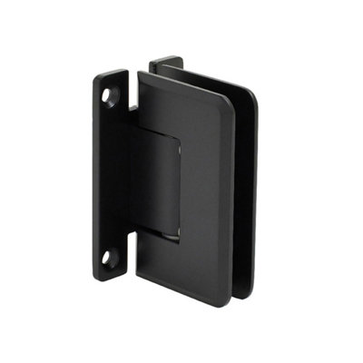 Solid Brass 5 Degree Pre-set Wall Mount 90 Degree H Back Plate Standard Hinge Bathroom Glass Clamp