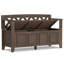 Banc de rangement en bois massif Amherst-121977466