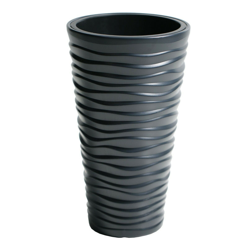 Aarani Planter, Dark Grey