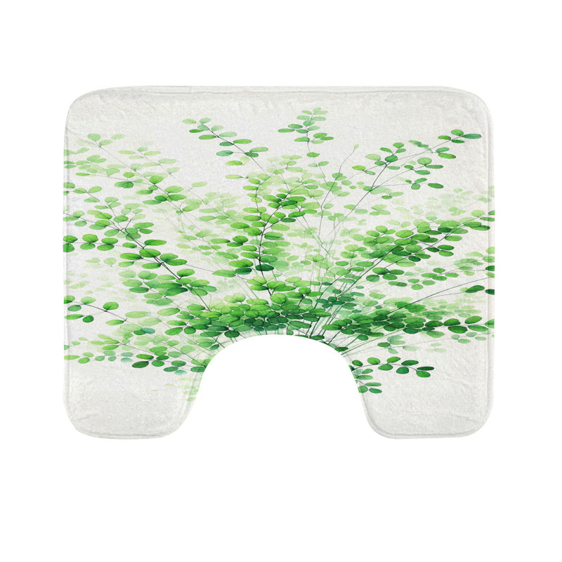 Tapis de salle de bain en U 20 po Eucalyptus