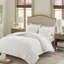 Housse de couette en chenille de coton 3 pièces pour très grand lit / très grand lit