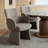 Modern Fabric Dining Chair-1297887011