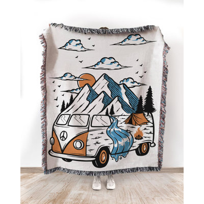 Trip to the Mountain with My Car Throw