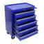 Coffre à outils à 5 tiroirs, armoire de rangement pour outils pour le garage avec 4 roues et système de verrouillage-926509982