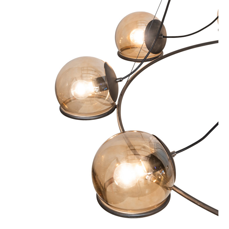 Luminaire suspendu géométrique 10 lumières