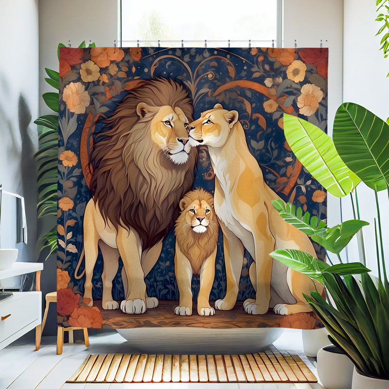 Rideau de douche Albert Lion