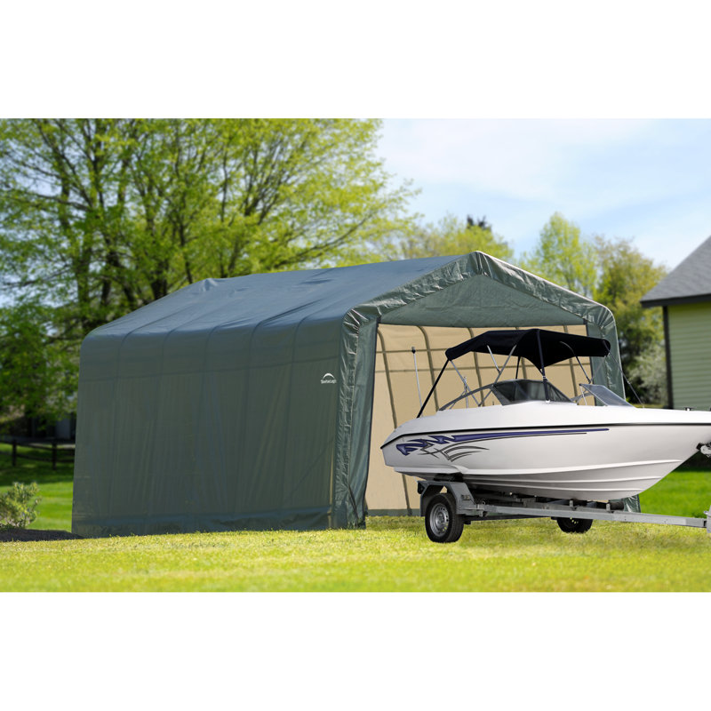 ShelterCoat 12 x 20 ft. Garage Peak, Green