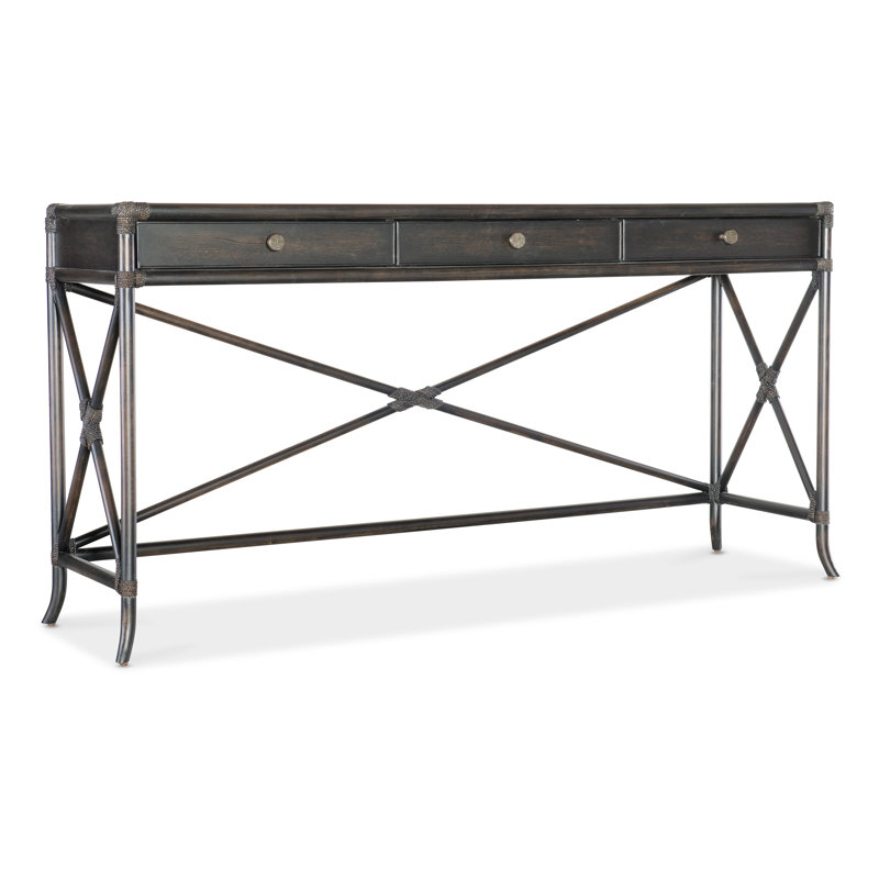 Bellmont 73.5" Pole Console, Black Sand