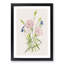 Pink Flower Illustration - Picture Frame Painting Print-55584008-55584009
