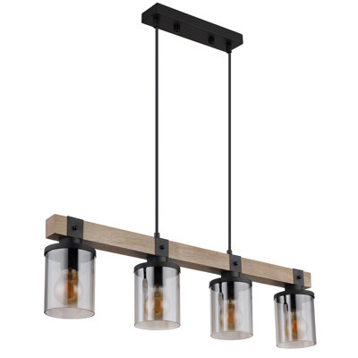 Aneth 4 - Light Black Linear Pendant