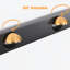 Alannah 6 - Light LED Dimmble Black Flush Mounted Sconce