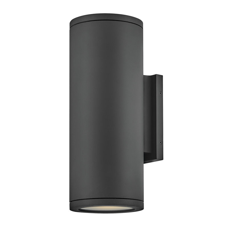 Silo Steel Wall Light, Black