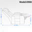 Fauteuil inclinable électrique à moteur Infinity Position-622846051
