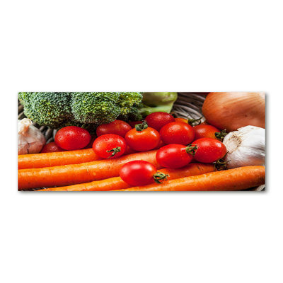 Vegetables - No Frame Print on Glass