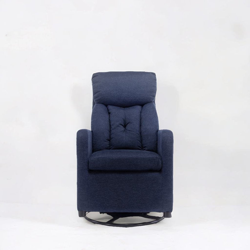 Chaise berçante Orian, Bleu marine