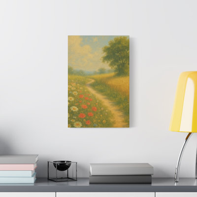 Apel Single Picture Frame Print on Canvas