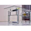 Table basse transparente en verre trempé