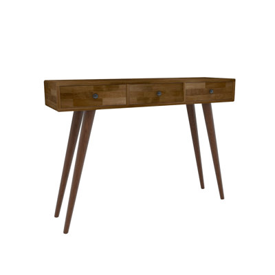 Console Table 110Cm Pine Solid Wood Ashwini
