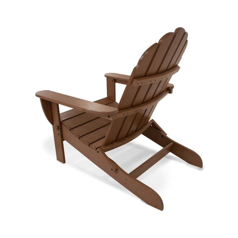 Fauteuil Adirondack POLYWOOD surdimensionné classique POLYWOOD, Teck