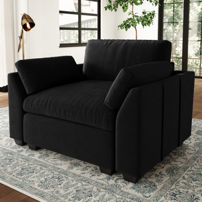 Knopp Velvet Comfort Rest Single Sofa